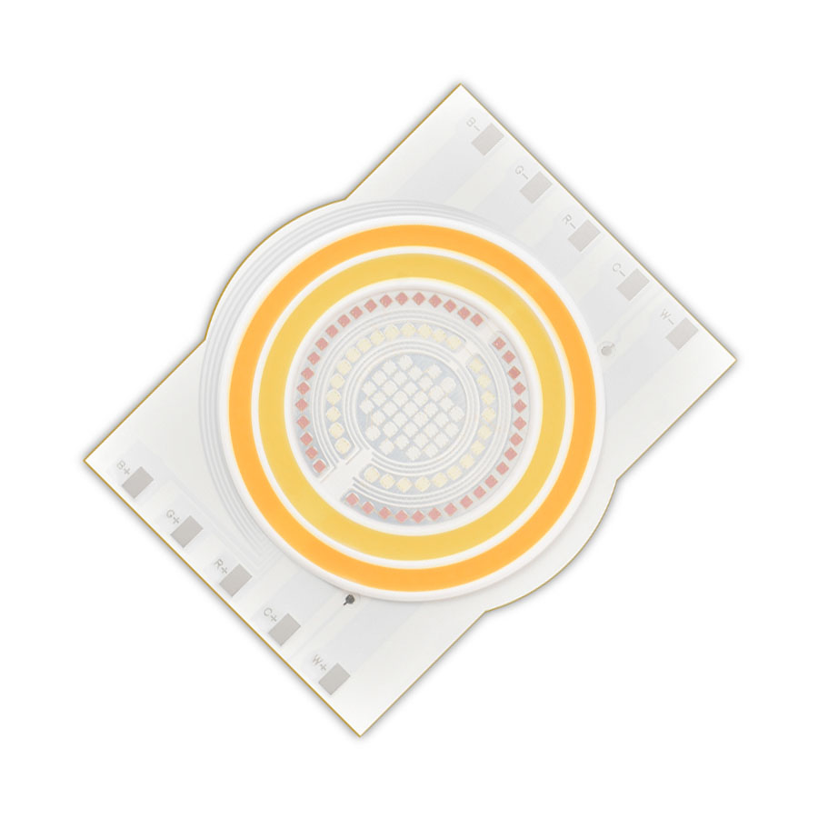 RGBW COB光源 五色COB灯珠 300W摄影灯舞台灯光源 可定做颜色功率(图1)