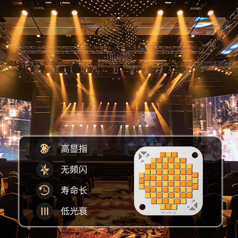 2828基板  双色温模组  大功率 210+210W(图2)