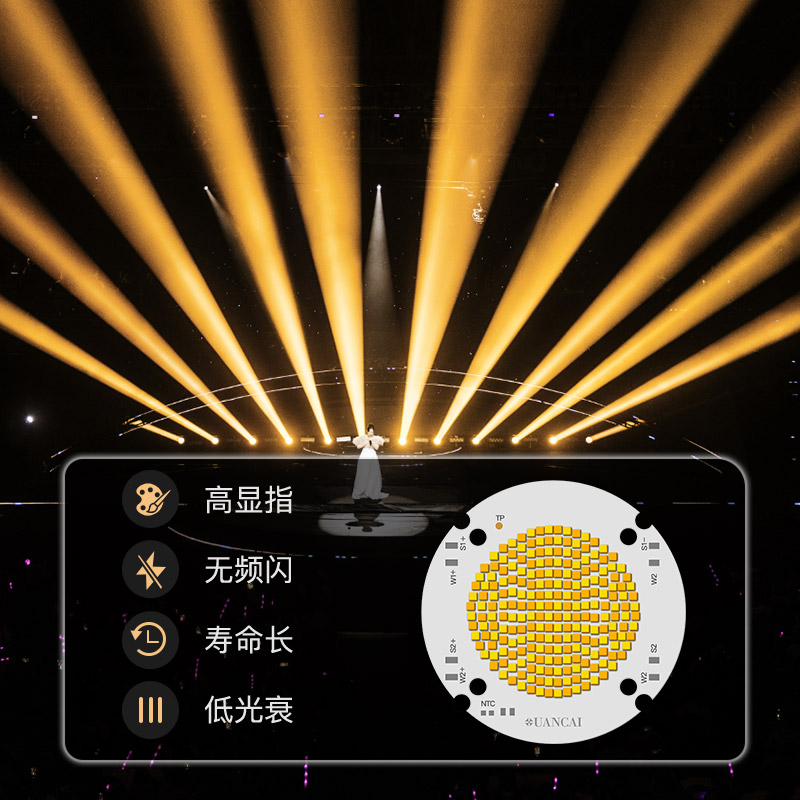6565基板   双色温模组光源   大功率 610+610W(图2)