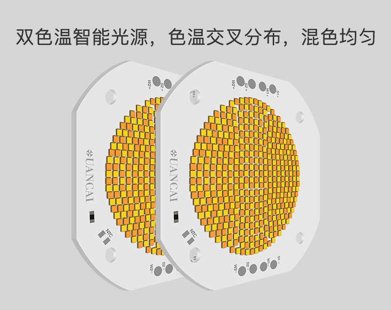 7777基板   双色温模组光源   大功率 1100W+1100W(图4)