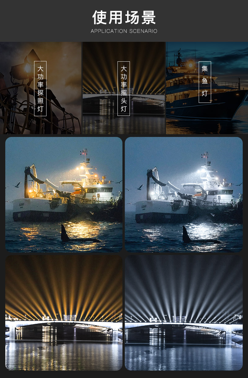 7777基板   双色温模组光源   大功率 1100W+1100W(图9)