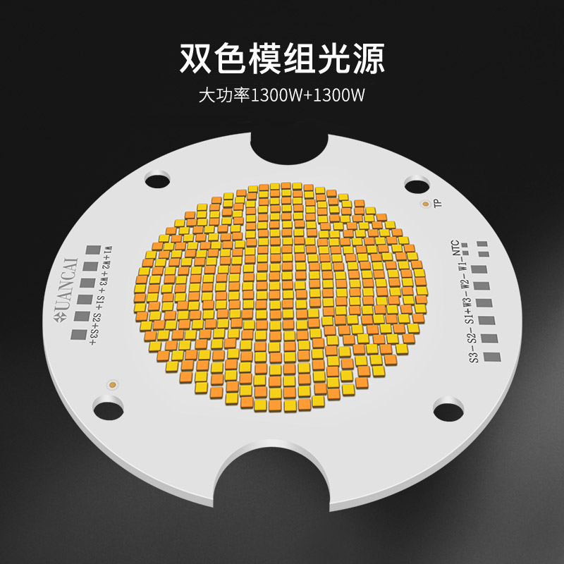 Y95基板   双色温模组光源   大功率 1300W+1300W(图1)