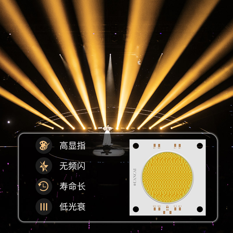 7878基板  COB双色温光源  大功率650W+650W(图2)