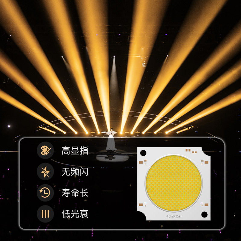 6060基板  COB双色温光源  大功率480W+480W(图2)