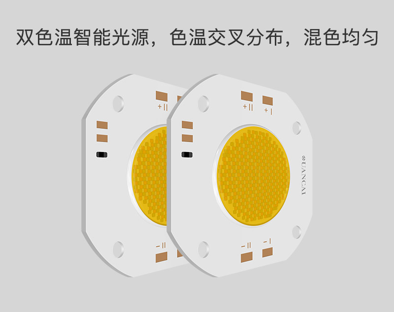5353基板  COB双色温光源  大功率250W+250W(图4)